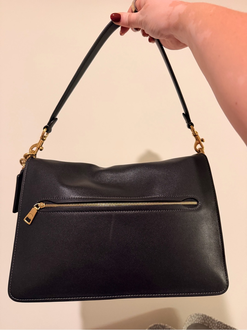 Coach Chain Tabby Shoulder Bag 30 in black - Picture 3 of 13